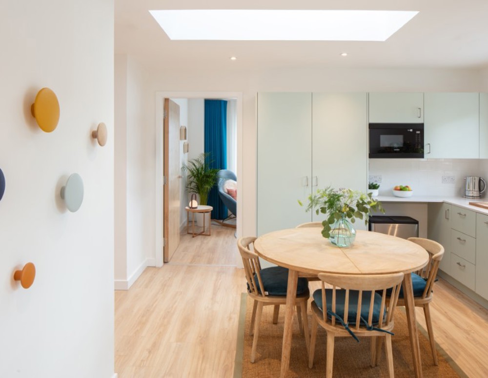 Image of the welcome kitchen at Bairns Hoose