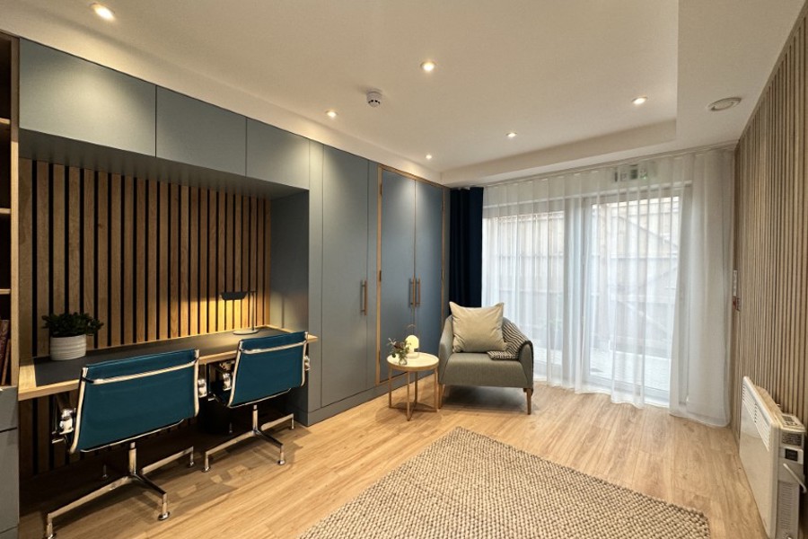 Image of the court room at Bairns Hoose