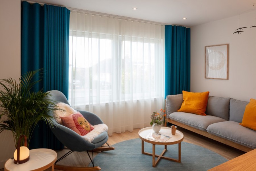 Image of the welcome room for adolescents at Bairns Hoose